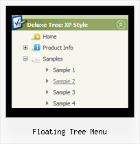 Floating Tree Menu Tree View Menu Desplegable