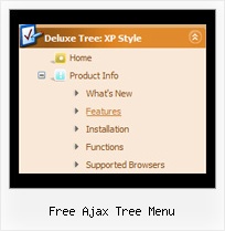 Free Ajax Tree Menu Expanding Menu Vertical Html Tree