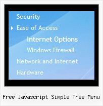 Free Javascript Simple Tree Menu Tree Menu Rollover Sample