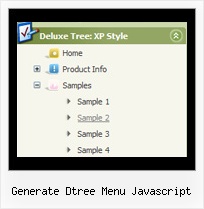 Generate Dtree Menu Javascript Dynamic Menu Tree Sample Tutorial