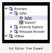 Gxt Editor Tree Expand Tree Views Navigation