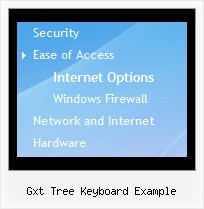 Gxt Tree Keyboard Example Creating Tree Horizontal Menus