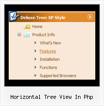 Horizontal Tree View In Php Sample Tree Pull Down