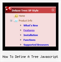 How To Define A Tree Javascript Tree Horizontal Menus