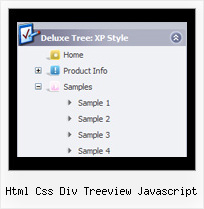Html Css Div Treeview Javascript Menus Tree Download