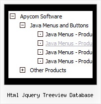 Html Jquery Treeview Database Tree Onmouseover Dropdown Menu