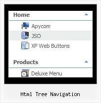 Html Tree Navigation Tree Horizontal Menu