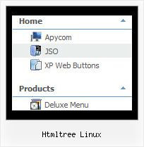 Htmltree Linux Tree Horizontal Menu Sample