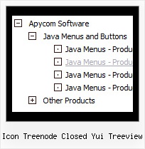 Icon Treenode Closed Yui Treeview Tree Rollover Drop Menu
