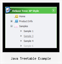 Tree Menu With Submenus Vertical Java Treetable Example Java Treetable Example Menus Tree Ejemplos