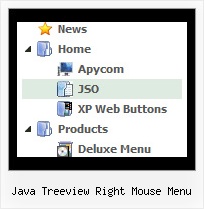 Java Treeview Right Mouse Menu Javascript Tree Transparent