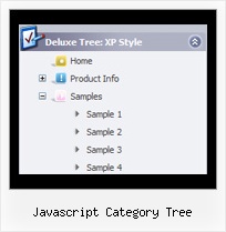 Javascript Category Tree Deroulant Tree