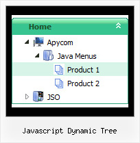 Javascript Dynamic Tree Tree Onmouseover Dropdown Menu