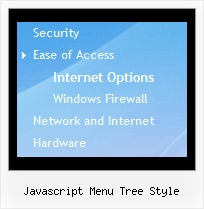 Javascript Menu Tree Style Hover And Tree