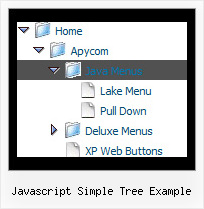 Javascript Simple Tree Example Create Tree Horizontal Menu