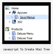 Javascript To Create Html Tree Multiple Drop Down Menus Tree