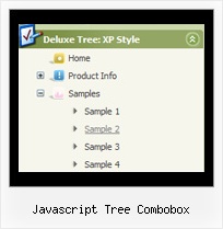 Javascript Tree Combobox Tree Frame Menu Sample