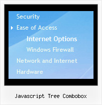 Javascript Tree Combobox Menu Tree Scroll