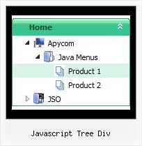Javascript Tree Div Treemenu Example