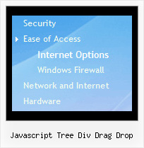 Javascript Tree Div Drag Drop Menu Con Mouseover Tree