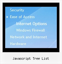 Javascript Tree List Fading Menu Tree View