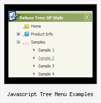 Javascript Tree Menu Examples Menu Scroll Tree