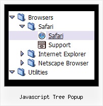 Javascript Tree Popup Javascript Tree Down