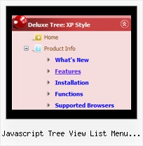 Javascript Tree View List Menu Examples Tutorial Javascript Navigation Tree