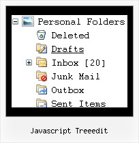 Javascript Treeedit Menu Tree View