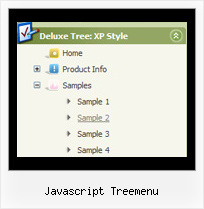 Javascript Treemenu Tree Popup Sample