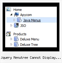 Jquery Menutree Cannot Display Image Menu Horizontal Deroulant Tree