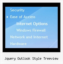Jquery Outlook Style Treeview Xp Menu Tree