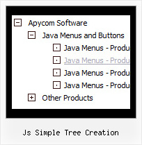 Js Simple Tree Creation Tree Expandable Menu
