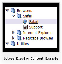 Jstree Display Content Example Trees Drop Down Menu Example
