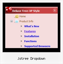 Jstree Dropdown Tree Horizontal Menu Dropdown