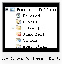 Load Content For Treemenu Ext Js Tree View Tree By Drop