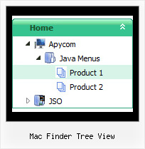 Mac Finder Tree View Ejemplos Tree Menu Vertical