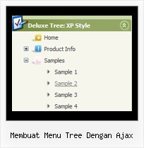 Membuat Menu Tree Dengan Ajax Vertical Slide Menu Tree