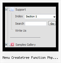 Menu Createtree Function Php Pgsql Lenux Tree Drop Down Menus Tutorial