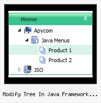 Modify Tree In Java Framework Javascript Tree Menu Buttons