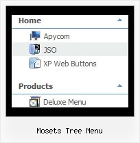 Mosets Tree Menu Tree Navigation Bar Example