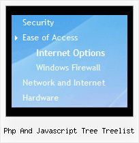 Php And Javascript Tree Treelist Tree Menu Over
