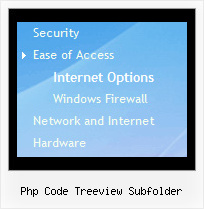 Php Code Treeview Subfolder Tree Vertical Menu Bar
