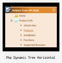 Php Dynamic Tree Horizontal Tree Windows Menu