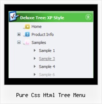 Pure Css Html Tree Menu Trees Cascading Menu