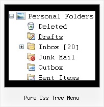 Pure Css Tree Menu Xp Style Web Tree