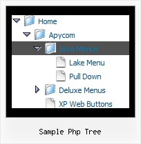Sample Php Tree Tree Menu Popup Example