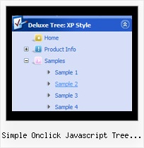 Simple Onclick Javascript Tree Menu Dynamic Tree Menu Example