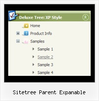 Sitetree Parent Expanable Menu Frame Tree