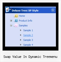 Swap Value In Dynamic Treemenu Tree Frame Position